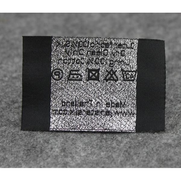 Customized Woven Neck Labels for Baby Apparel Clothing Blank Woven Labels