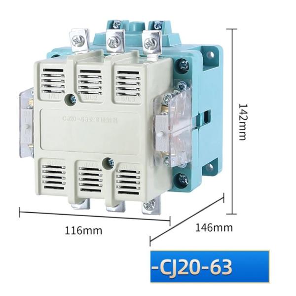 CJ20 400A Contactor de alta potencia Contactor magnético