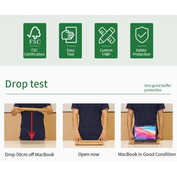 Пластиковая свободная Biodegradable бумажная почтовая отправка кладет валик в мешки сота для доставки