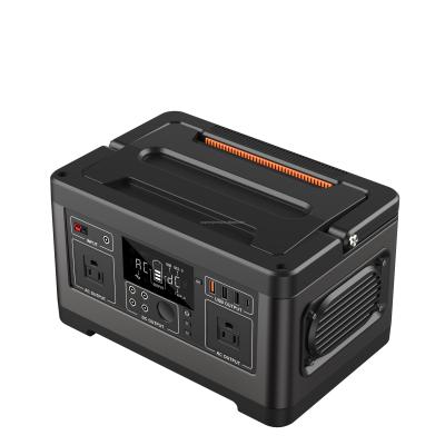 High Capacity 500W Portable Power Station 520WH Outdoor Lithium Ion Power Station