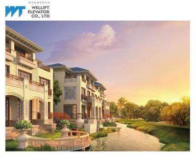Machine Roomless Residential Home Elevators VVVF Control With PM Gearless Drive