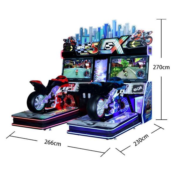 2000W 220v Motorbike Arcade Machine Linkable With Motion Seat