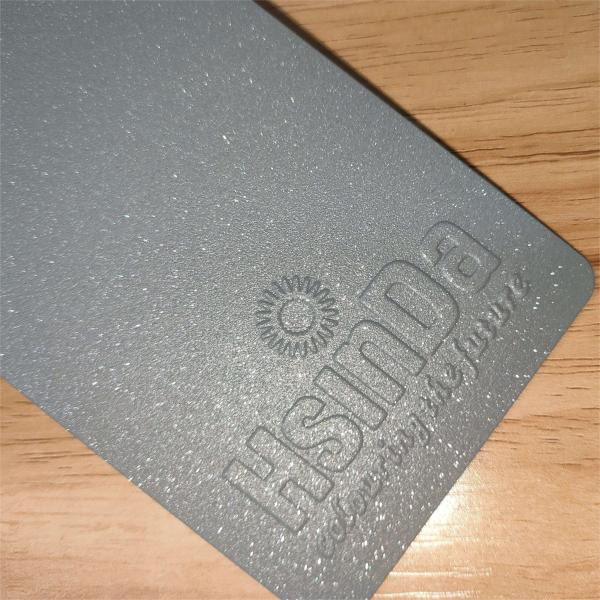 High Gloss Durable Sandy with Metallic Gray Epoxy Polyester Powder Paint for Decoration and Appliances