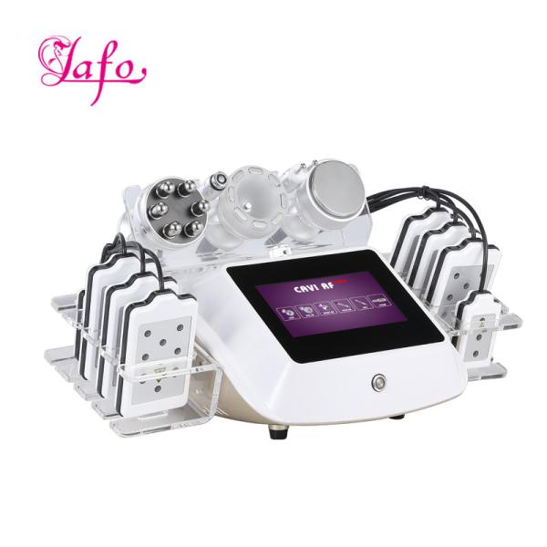 6 IN 1portable radio frequency lipo laser slimming ultrasonic liposuction cavitation machine for sale