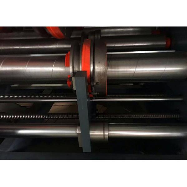 Corrugated Lead Edge Feeder Slotter Machine / Carton Box Manufacturing Plant