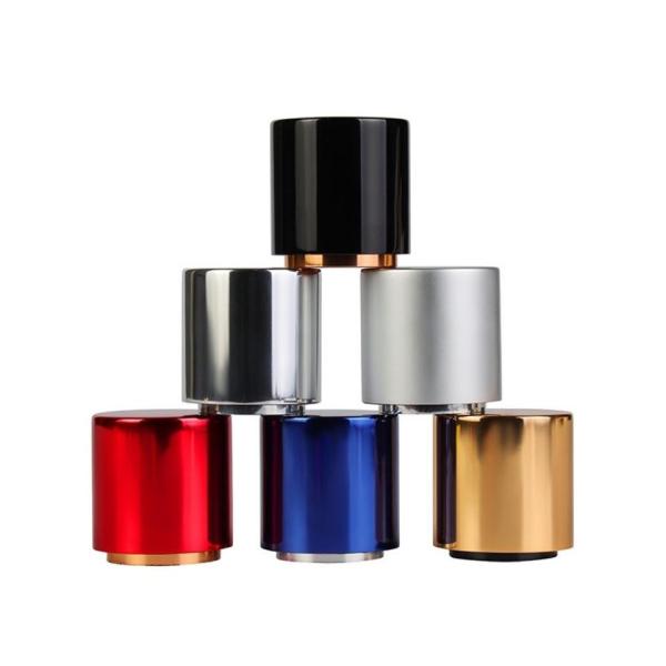 Black Color Stock Magnetic Perfume Bottle Cap With Perfume Collar And Spray Magnet Cap Perfume