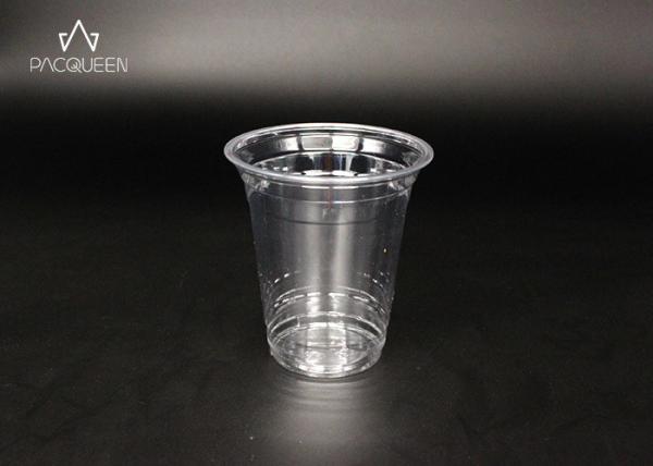 8 Oz / 16 Oz Clear Plastic Cups Customized UV Printing Leak Proof
