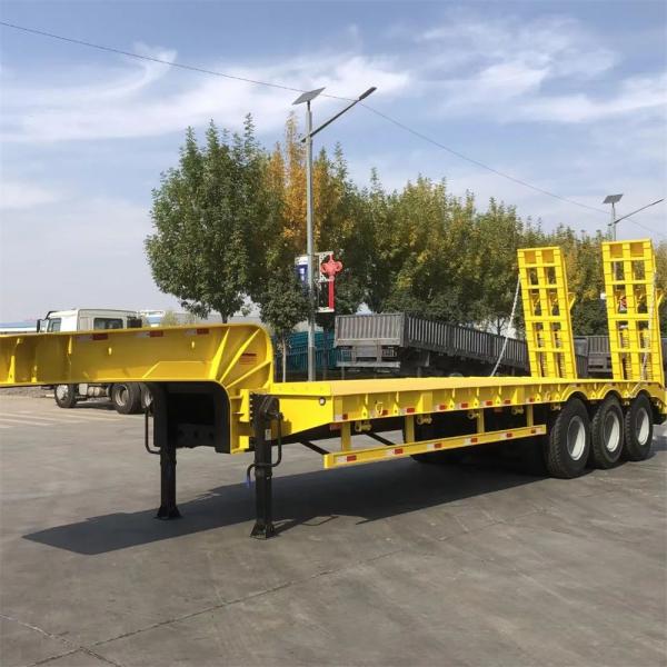 40 Tons To 100 Tons Original Bridge /FUWA/BPW Bridge Low Bed Semi-Trailer (Customized According To Customer Needs)