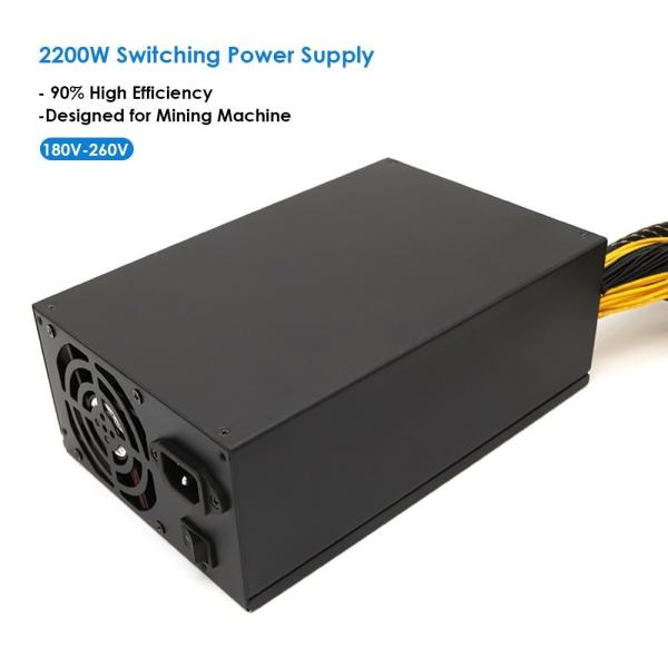China Made  Power Supply 2000W For 8 GPU PSU ATX PSU for pc