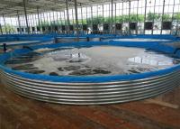 Aquários de folha galvanizada Tanque de reprodução de peixes de lonas 30M Diâmetro grande