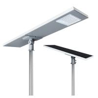 6500K todo em uma luz de rua solar 60w do diodo emissor de luz 6000 lúmens com lítio inerente Ion Battery