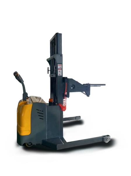 汎用的な電動パレットスタッカー バッテリー 動力 250kg/500kg 負荷 調整可能なクランプと回転付きの電気操作