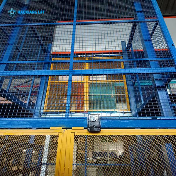 500kg - 20,000kg Hydraulic Guide Rail Lift Multi-story Warehouse Stock Movement