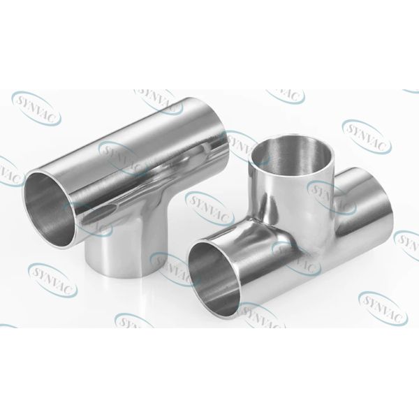 BA Or Blasting Surface Treatment Vacuum Tee For Vacuum System