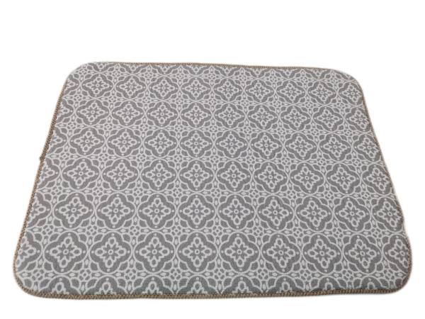 Prato 100% lavável do poliéster que seca Mat Absorbent Dish Drainer Mat