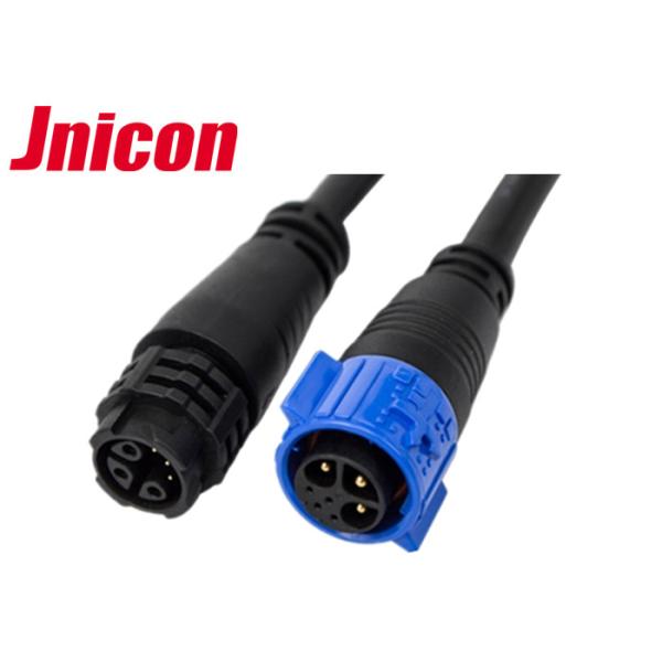 Водоустойчивое контактного разъема света прокладки 6 СИД мужское женское с кабелем РоХС одобрило