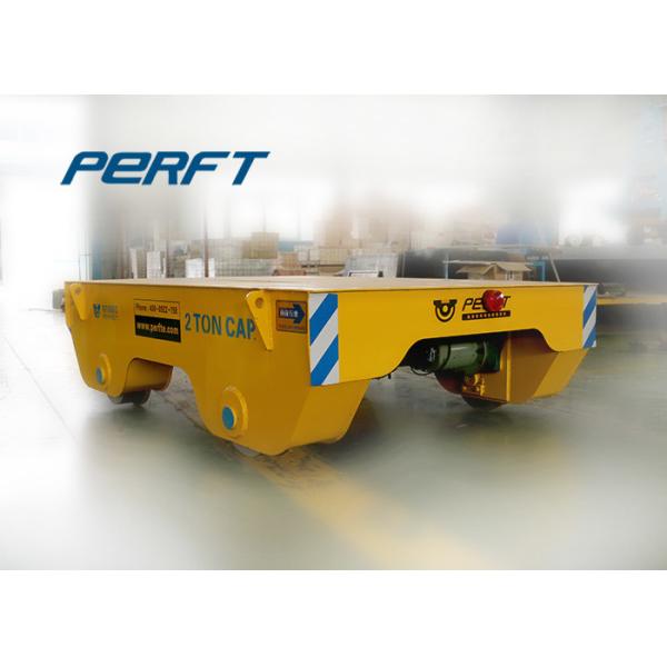 Yellow Motorized Coil Transfer Car For Rolling Plant Galvanized Steel