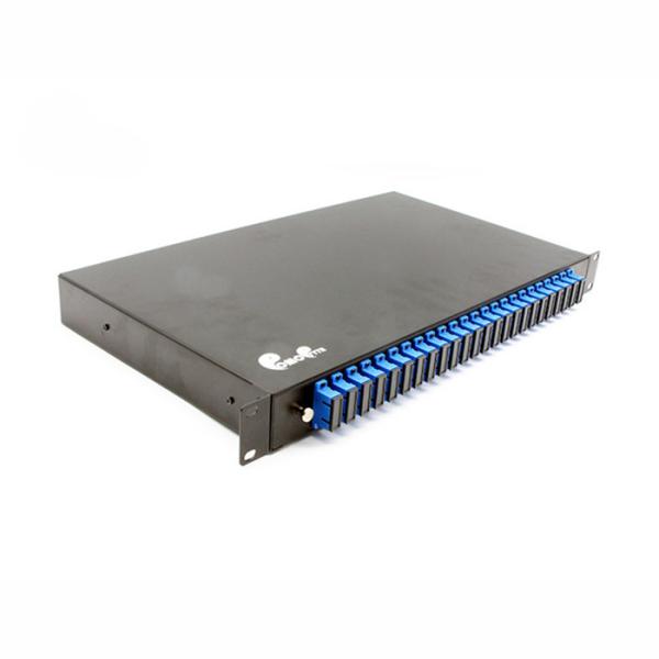 19 1U 24 Ports 48 Fibers Rack Mount ODF Sliding Rail Optical Distribution Frame SC Duplex Patch Panel