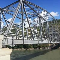 Angle Steel Military Pontoon Bridge High Stability Hot Rolled Prefabricated Steel Bridge
