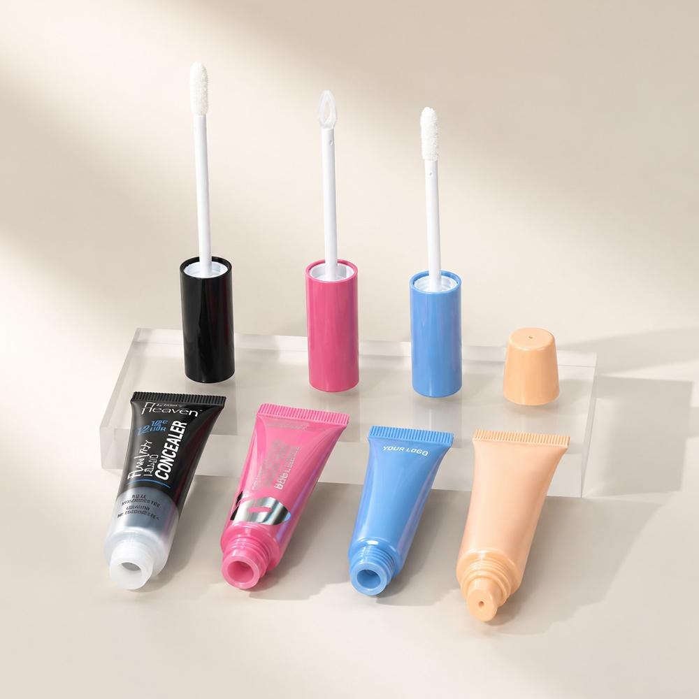 Makeup Tubes Manufacturer | Custom Lip Gloss Tubes with Applicator for Cosmetic Packaging