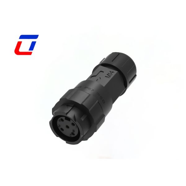 M16 DC Waterproof Connector ODM Wire To Wire 5 Pin Power Quick Lock Connector