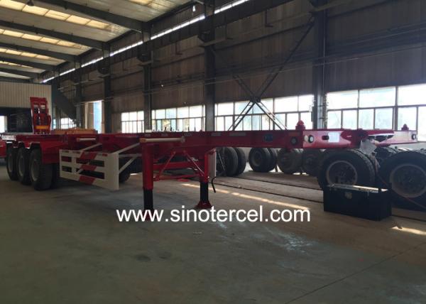 JOST 28ton Shipping Container Semi Trailer 40ft Flatbed Semi Trailer With ABS Brake
