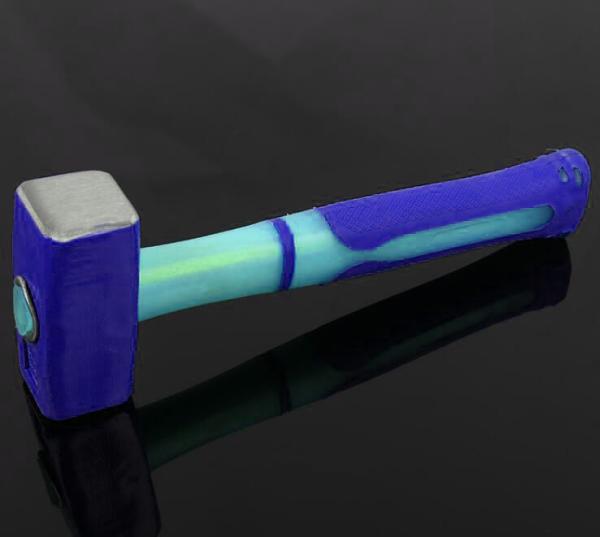 Stoning Hammer(XL-0067) with powder coated surface, color rubber handle and durable quality