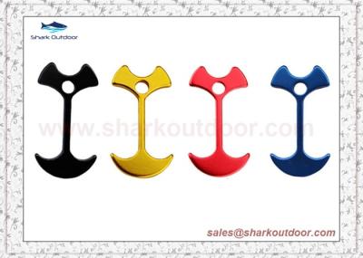 Outdoor Aluminum Alloy Camping Tent Rope Adjuster Fish Bone Nails Tent Wind Rope Anchor Hook Tensioner Cord