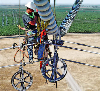 Underground Cable Installation Tools Bell Mouth Roller Diameter 150mm