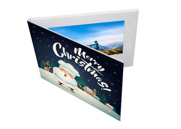 Custom LCD Marriage Invitation Card , Digital Video Player Brochure 800*480 Pixel