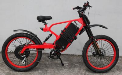 24 Wheel 200mm Rear Shock 60V 30Ah Electric Motorcycle