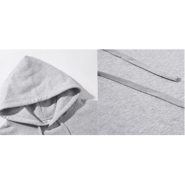 Sustainable Pullover Knitted Unisex Plain Hoodies Customized