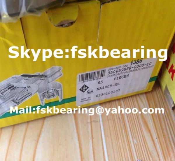 NA6908 2RS Solid Ring Needle Roller Bearing Steel Cam Follower for Textile Machinery