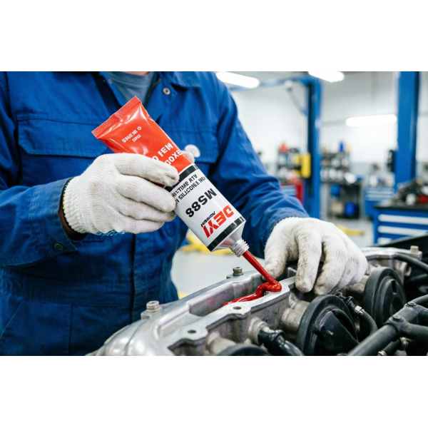 Industrial Grade M588 High Temperature Neutral RTV Gasket Maker Red Sealant for Effective and Durable Sealing Applications