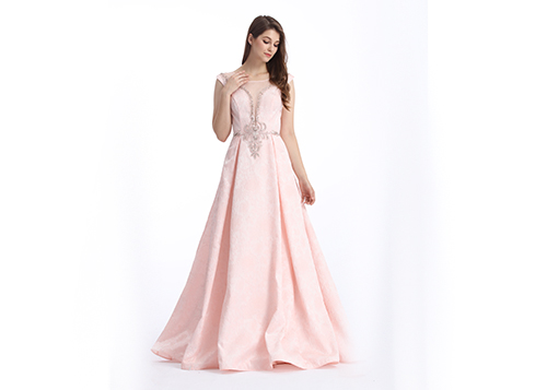 A - Line Evening Arabic Dresses , Pageant Arabic Style Wedding Dresses