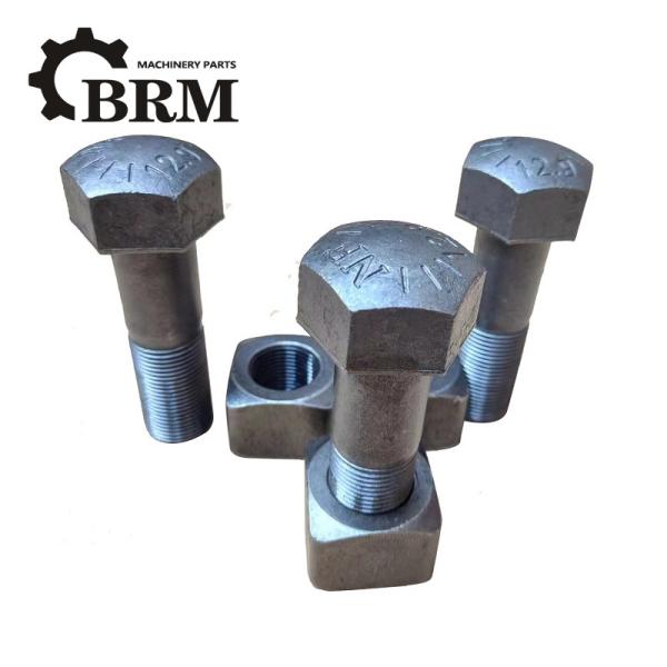 M24 Excavator Track Bolts Stainless Steel Track Bolt And Nut