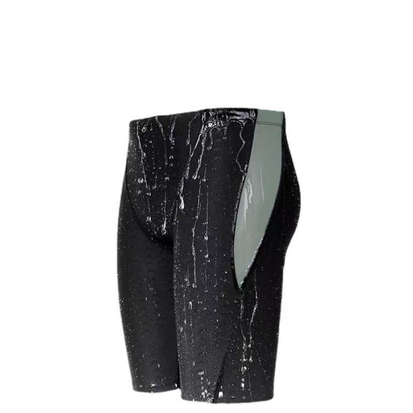 Quick Drying Swimming Training Trunks Shark Like Five Point