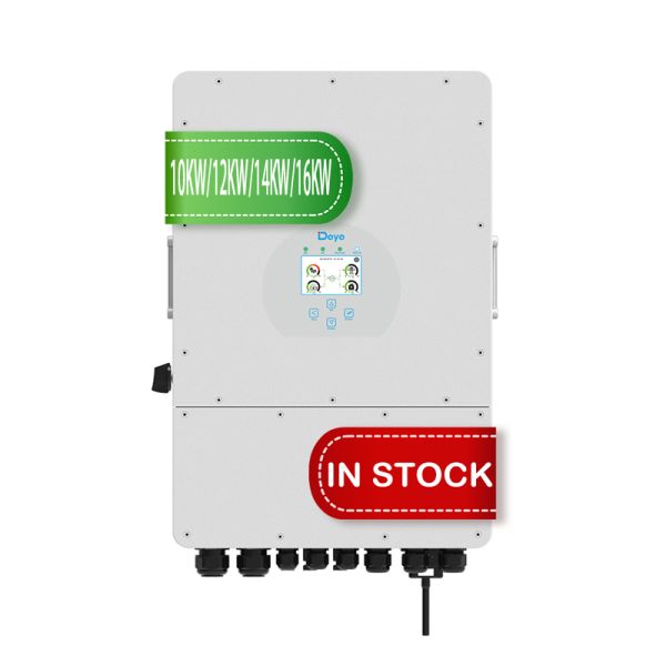 Popular Deye 8KW 10KW 12KW Complete Kit Solar Power Energy Lithium Ion Battery System Hybrid Inverter for Home