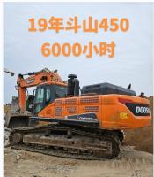 Used 43 Tons Crawler Excavator Machine Doosan DX450LC Bucket Capacity 2.4m3