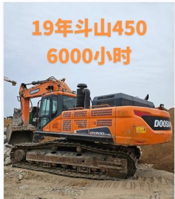 Used 43 Tons Crawler Excavator Machine Doosan DX450LC Bucket Capacity 2.4m3