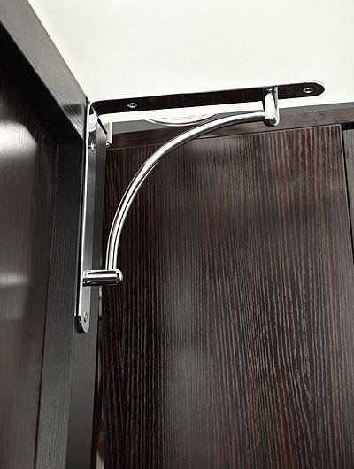 Elegant Solid Wood Hair Stylist Stations With Cabinet , Hair Salon Stations