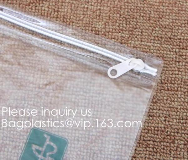 EVA Zipper Bag For Underwear / Bikini/ Bra,Glitter Cosmetic Zipper Pouch Holographic PVC Makeup Brush Bag, Bagease, Pac