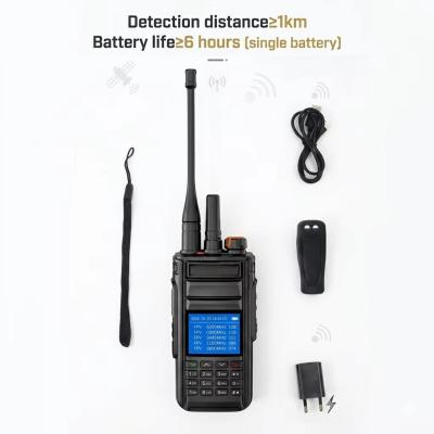 Professional Handheld UAV Detector Supporting OFDM HD Video and FM Analog Signal Detection 300MHz-6200MHz Long Range Drone Scanner