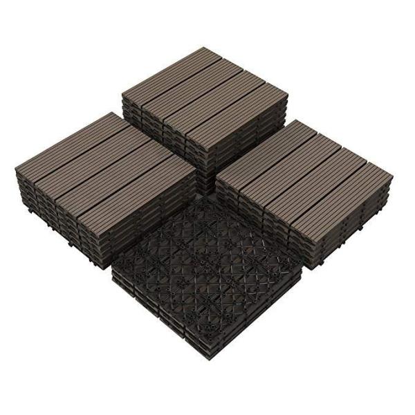 Hot Product - Acacia Wood Deck Tiles-WPC Decking Tile- Garden Flooring Tile -Composite Wpc for Outdoor Patio