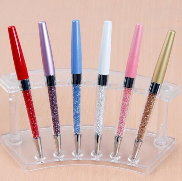 The New Diamond Metal Ball Pen Advertising High-grade Crystal Gift Metal Pen