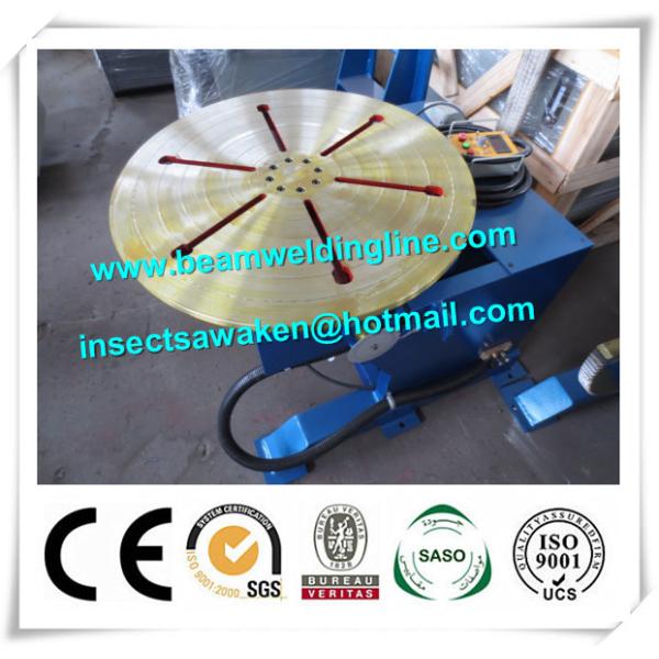 1T advanced Small Welding Positioner equipment , Turntable Weld Manipulator CE