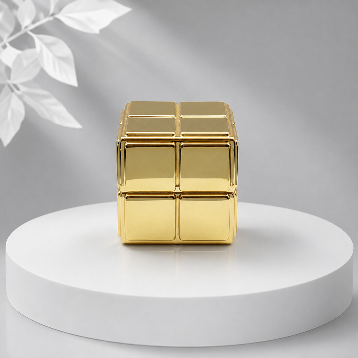 High End Gloss Black Rhombus Cut Square Zamac Perfume Cap Electroplated Gold Zinc Alloy Parfum Bottle Cover Custom Size For Glass Perfume Packaging