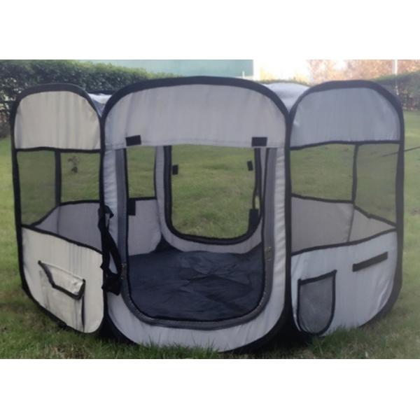 складчатость шатра дома собаки 600D Оксфорда водоустойчивая портативная большая для крытое на открытом воздухе 120X120X64cm