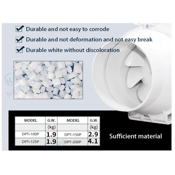 4 Inch Mixed Flow Duct Fan