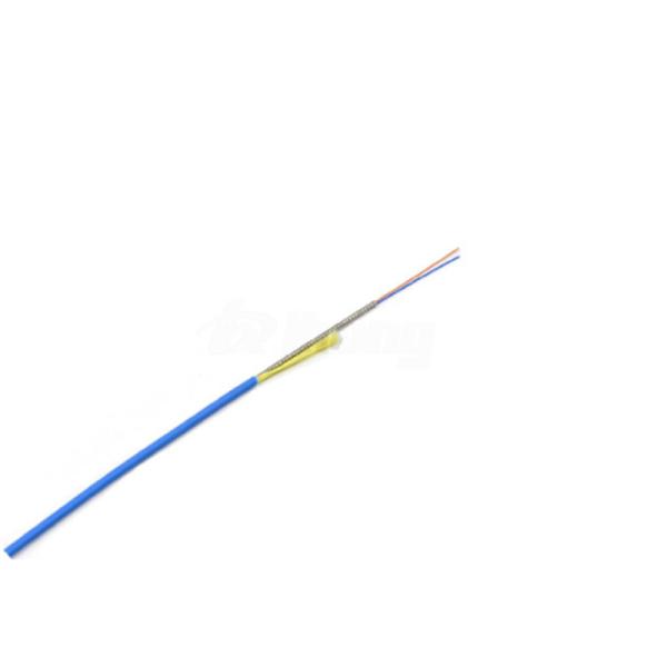 PVC Coated Gjsfjv Distribution Fiber Optic Cable 2 Core Armoured Cable